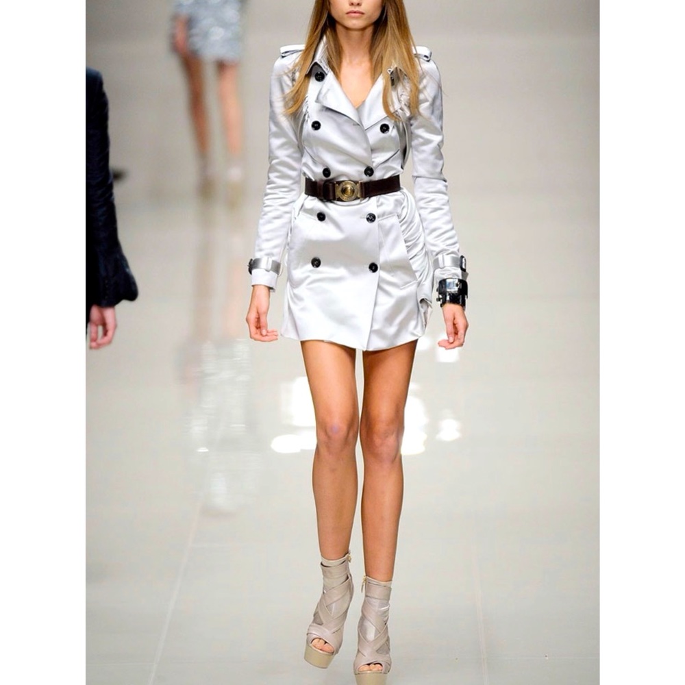 Burberry Prorsum SS10 Runway Draped Trench Coat